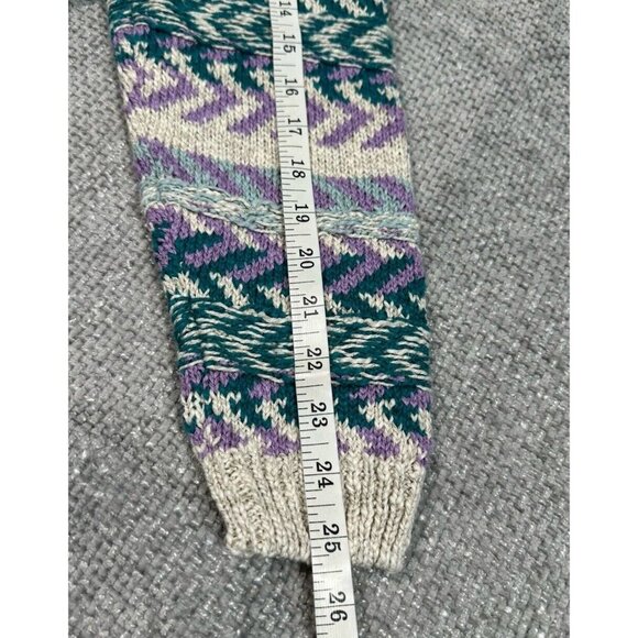 Poles Maison Montagut Sweater Womens Medium Purple‎ Textured Cotton Linen Jumper - Picture 8 of 13